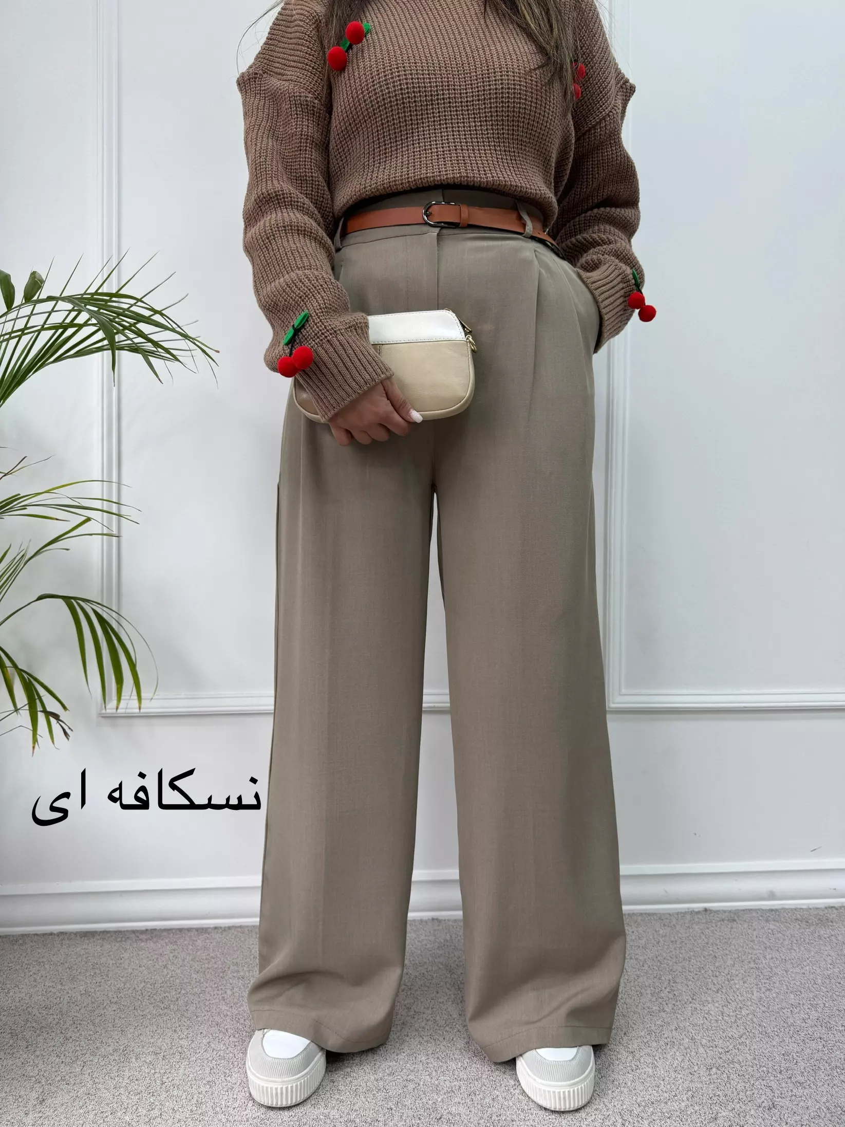 شلوار نیم بگ آیسل